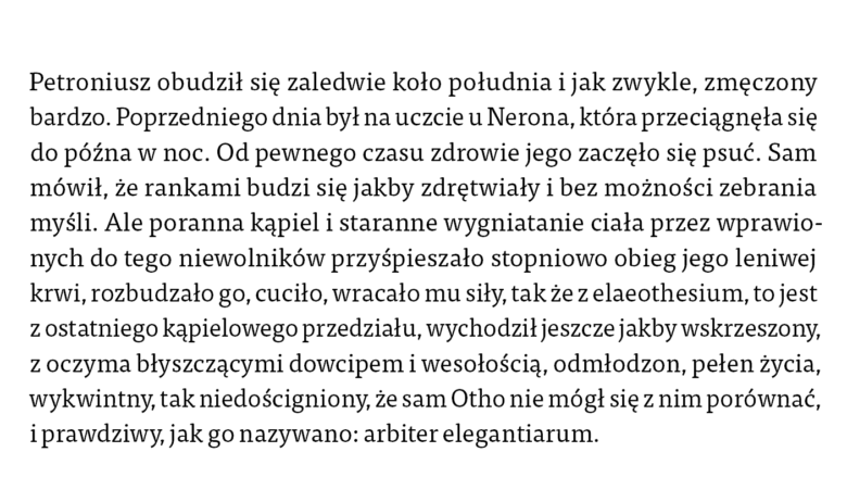 Justowanie dla akapitu ze zmniejszonymi odległościami międzywyrazowymi