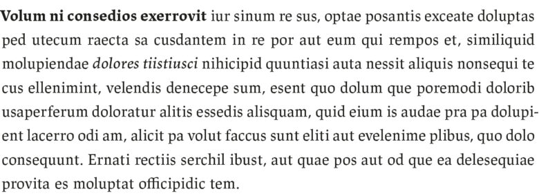 Skład tekstu szarość druku
